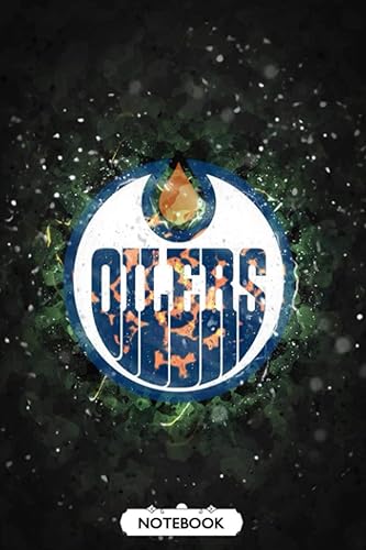 NHL Notebook : Edmonton Oilers Lined Notebook Journal Blank Ruled Writing Journal