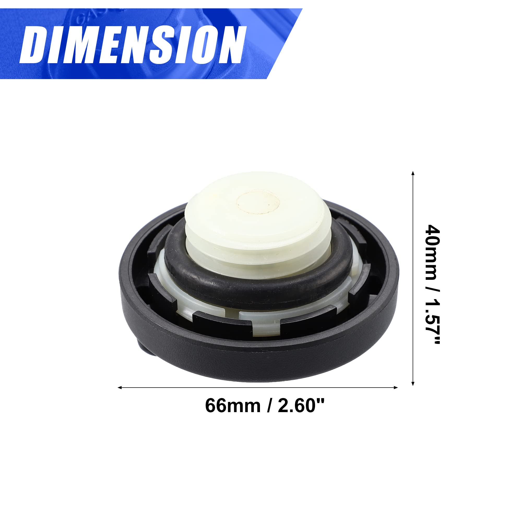 Tapa De Depósito De Combustible Universal Para Jeep, Chrysler Y Dodge – Números 52100552AG Y 52030387AB