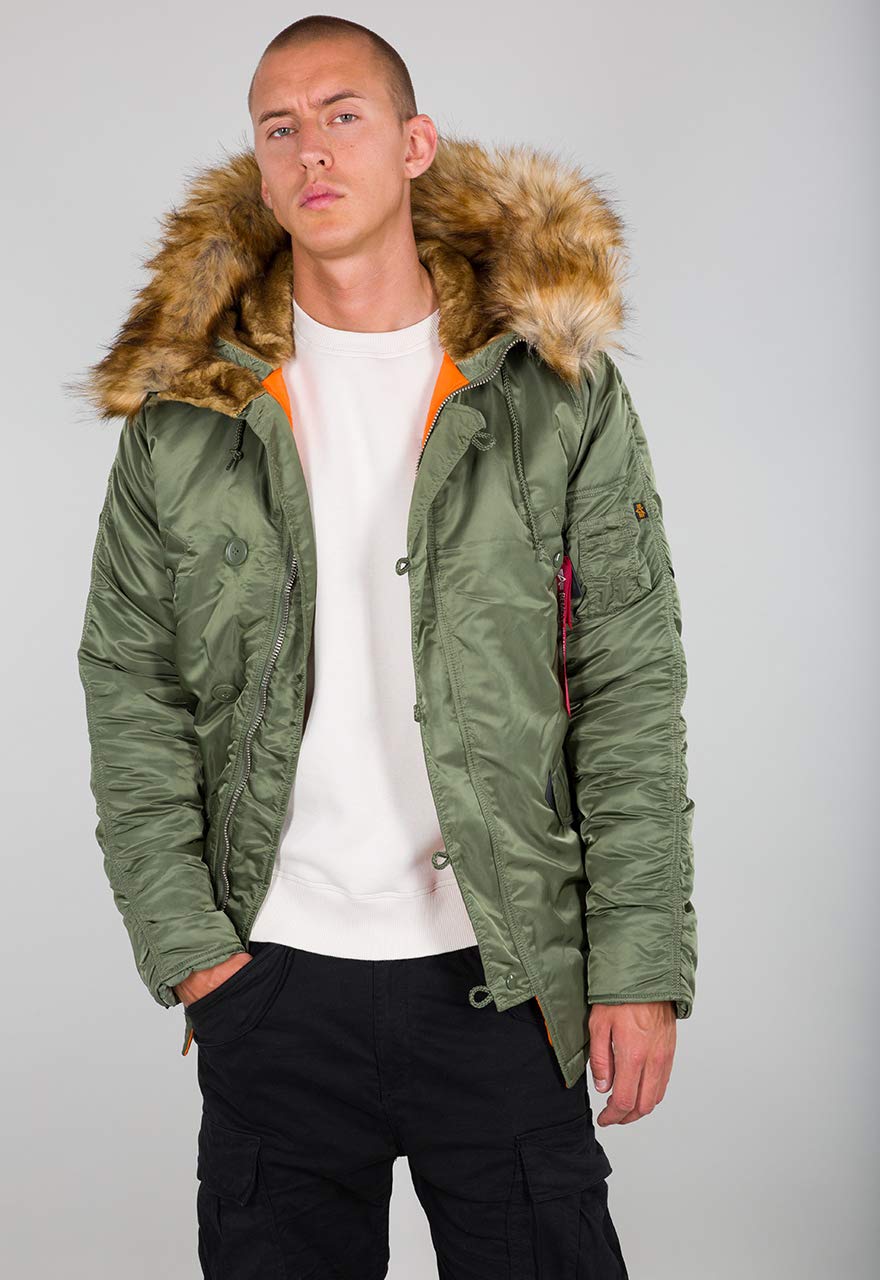 ALPHA INDUSTRIES N-3b Vf 59 Parka Hombre (Pack de 1)