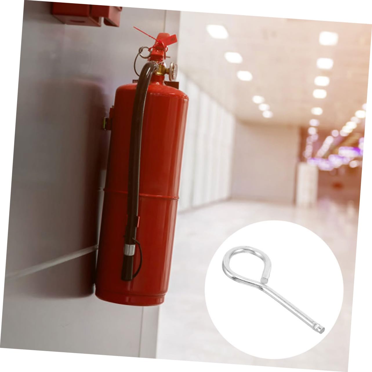 Pasador de Retención para Extintor de Acero Inoxidable 200 Piezas | Color Plata, Repuesto para Extintor de Incendios de Vehículo, Seguridad y Evita Descarga Accidental