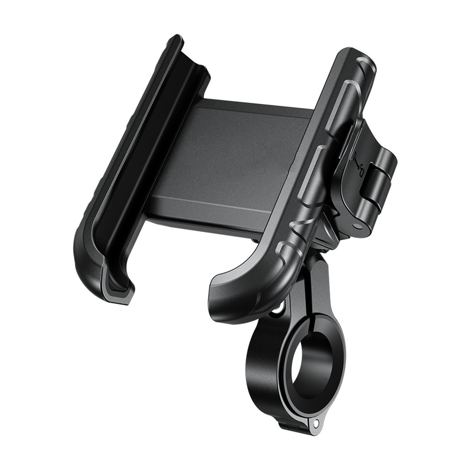 Support Navigation Support De Téléphone pour Moto Largeur Réglable Verrouillage Rapide pour Vélo Poussette Scooter 5,4 À 7,2 Pouces Support Plaque Navigation GPS(Handblebar)