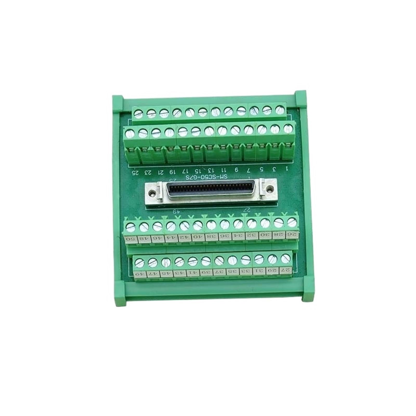 HEXEH Bornier à vis Servo SCSI 50 pôles, plaque d'adaptation for répartiteur MDR50, bornier SM-SC50-G7S