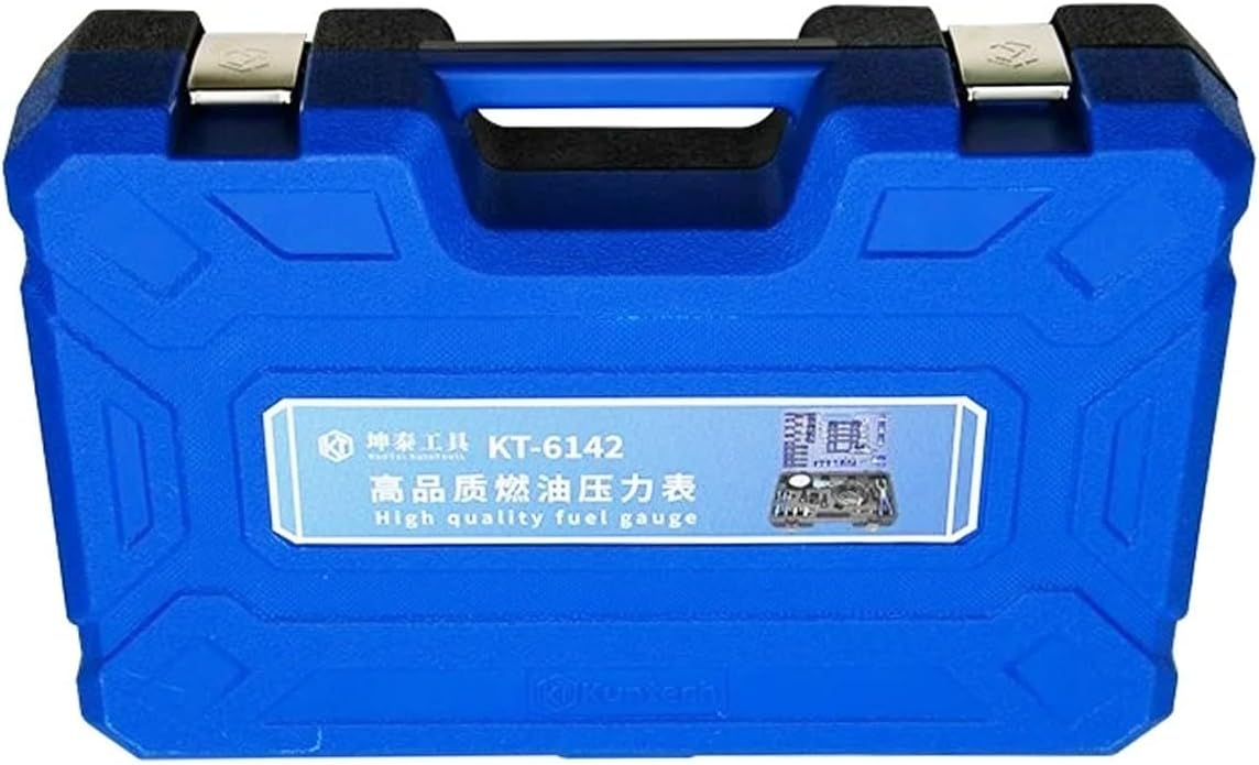 Pro Fuel Injection Pressure Tester Kit - Fuel Pressure Gauge 0-300 PSI for Petrol Engine Fuel Pressure Test Kit Automotive Test Tool Kit