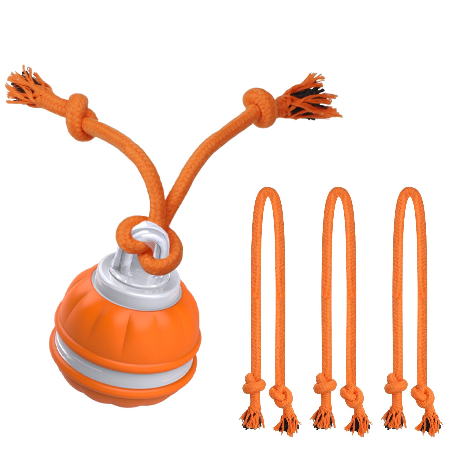 Peppy Pet Ball for Dogs Dog Interactive Toys Replacement Ropes for P38 Dog Ball Only 3pcs Accessories