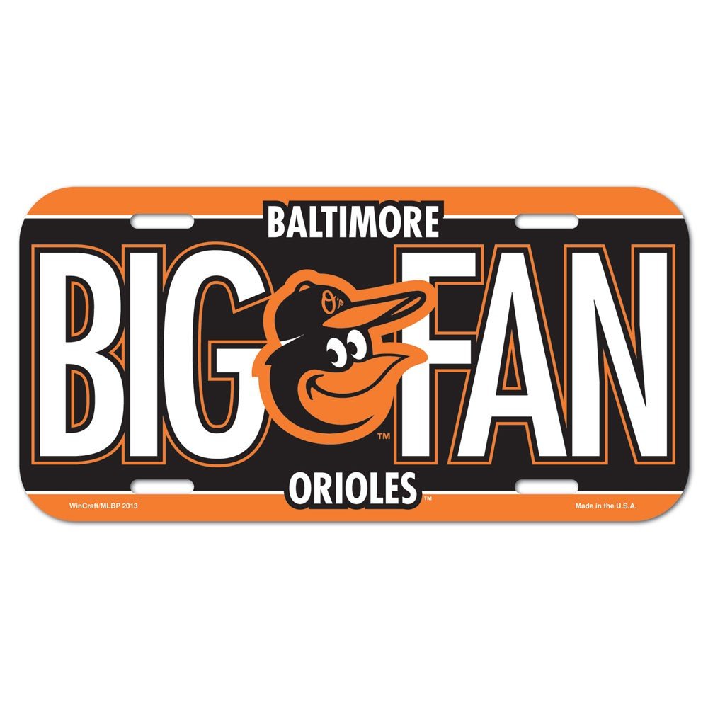 WinCraft MLB Baltimore Orioles License Plate