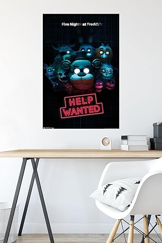 Miniatura 4 de Trends International Five Nights at Freddy's - Póster de pared con texto en inglés "Help Wanted", 22.375 x 34 pulgadas, versión premium sin marco