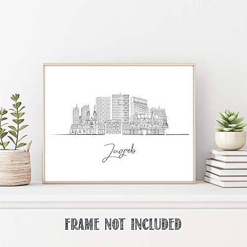 Vista 31 de TJ Originals - Barcelona, Madrid y España vistas de la ciudad, arte de pared ilustrado a mano, decoración de pared de sala de estar - Pósteres