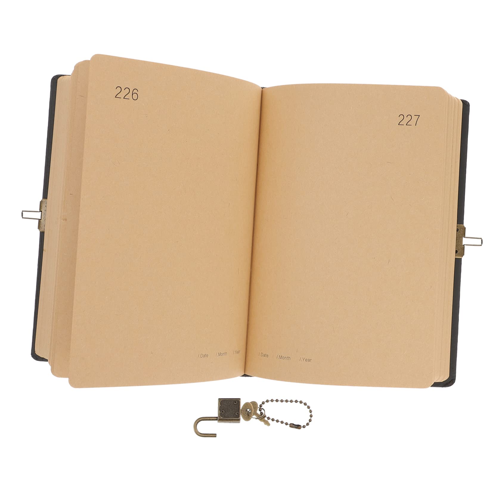 Diario con Lucchetto, Notebook da 365 Giorni, Portatile, Carta, per Scuola e Ufficio, Agenda Personale per Studenti Stili multipli