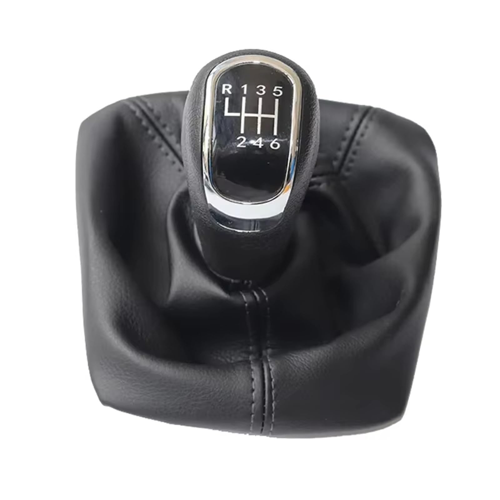 Wsbojxth One Color Gear Stick Compatible With Skoda For Octavia A5 A6 2004-2012 Car Gear Shift Knob Gearstick Gaiter Boot Kit Shifting Knob Cover(6 Speed Set)