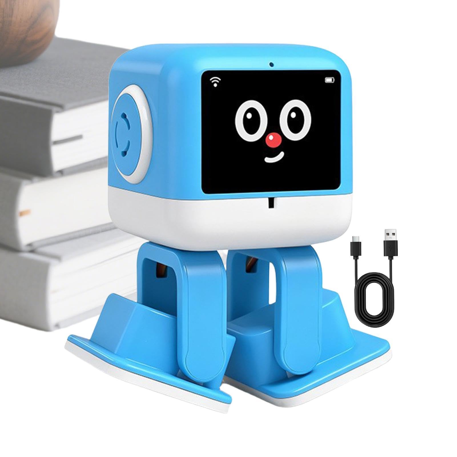 Robot Giocattoli Compagno AI di Apprendimento Interattivo Intelligente | Compagno Robot da Scrivania Per Disegno, Apprendimento, Educazione Precoce, Gioco a Casa e Vita da Scrivania