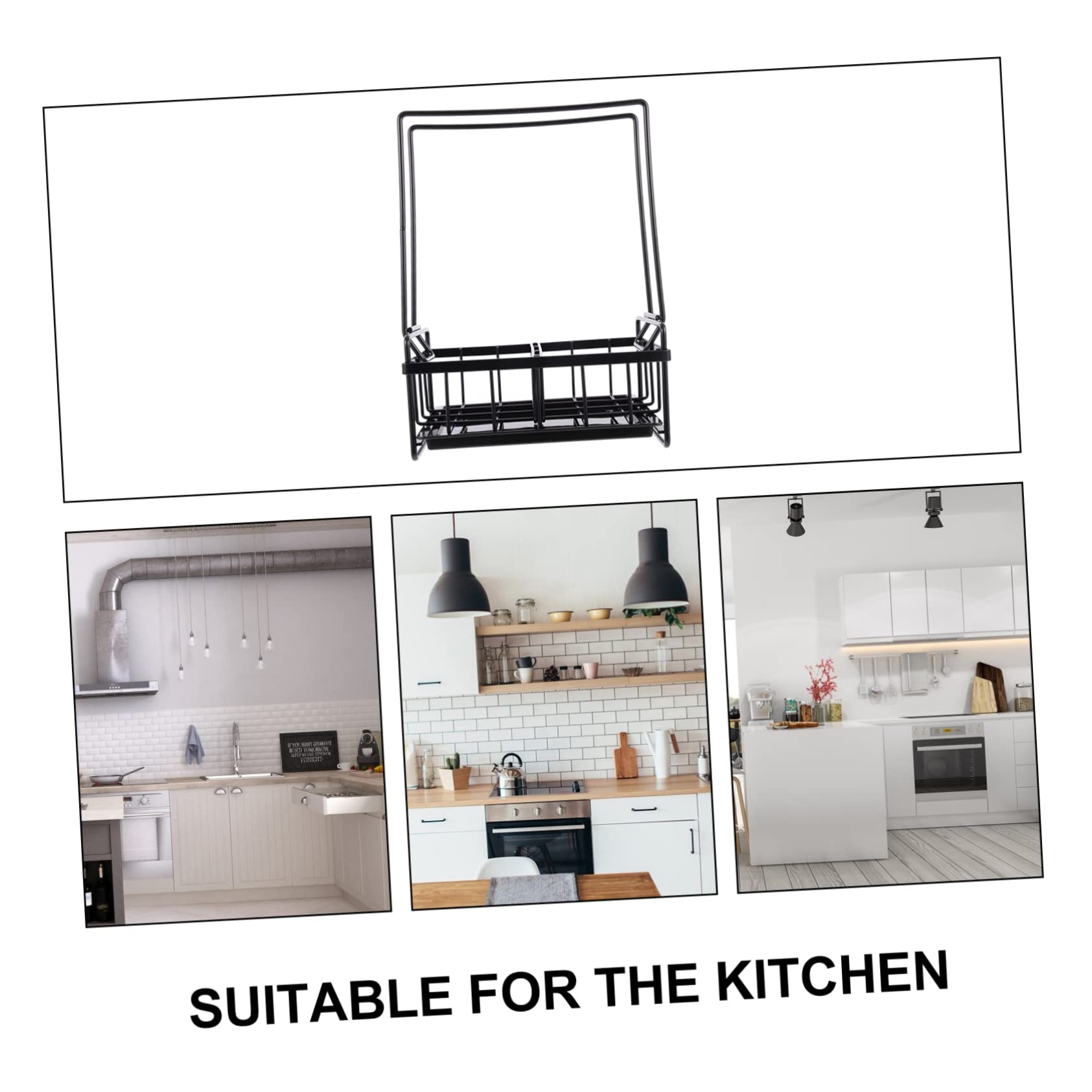 Cabilock Soporte para Esponjas De Cocina Estante De Almacenamiento Fregadero Organizador Multifuncional De Esponjas Rack Escurridor De Cocina Diseño Ecológico y Práctico