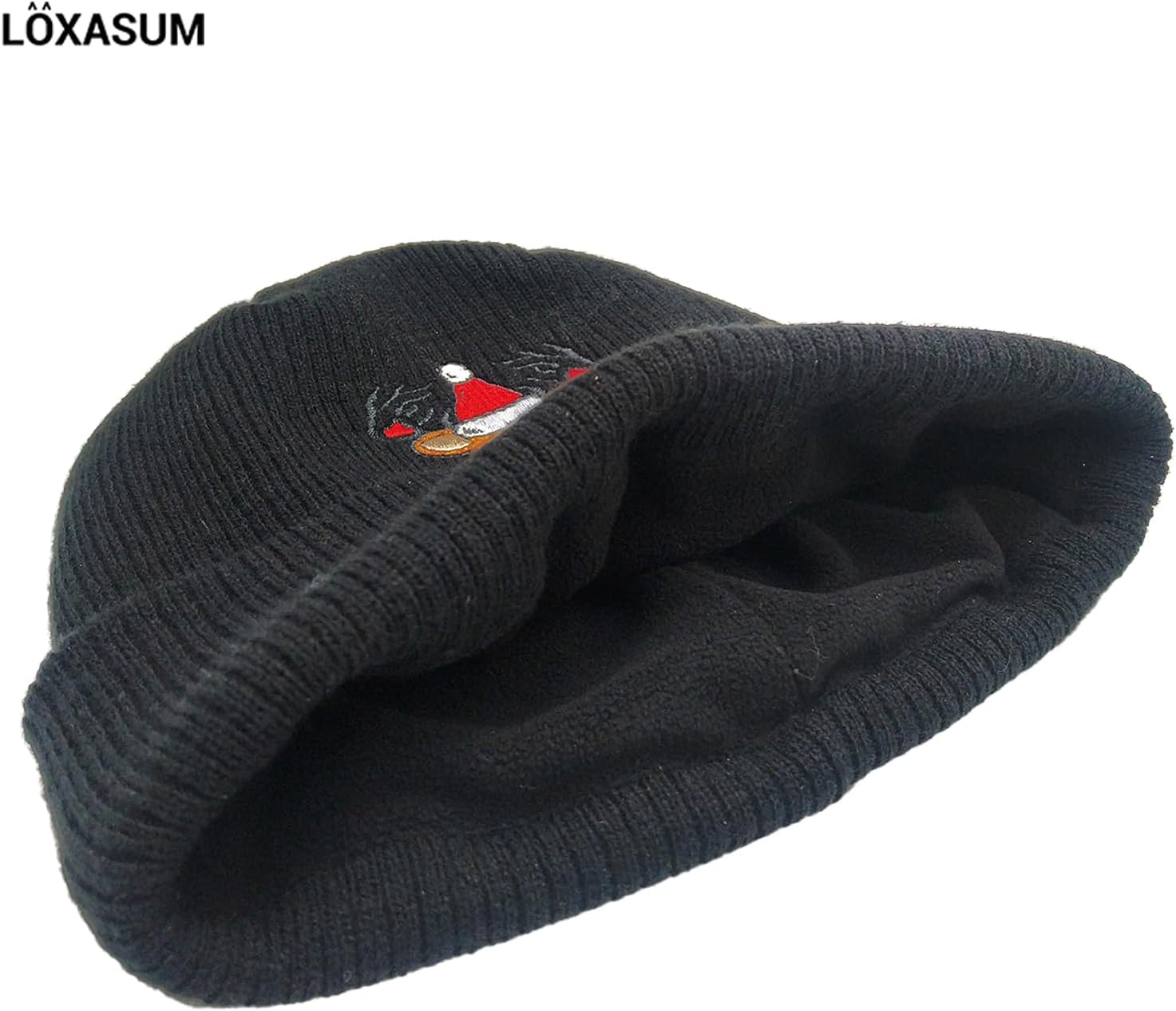 Christmas Knit Hat Beanie Winter Warm Cute Animal Embroidery Braided Skull Caps Cable Rib Adult Women Men Autumn - Image 2