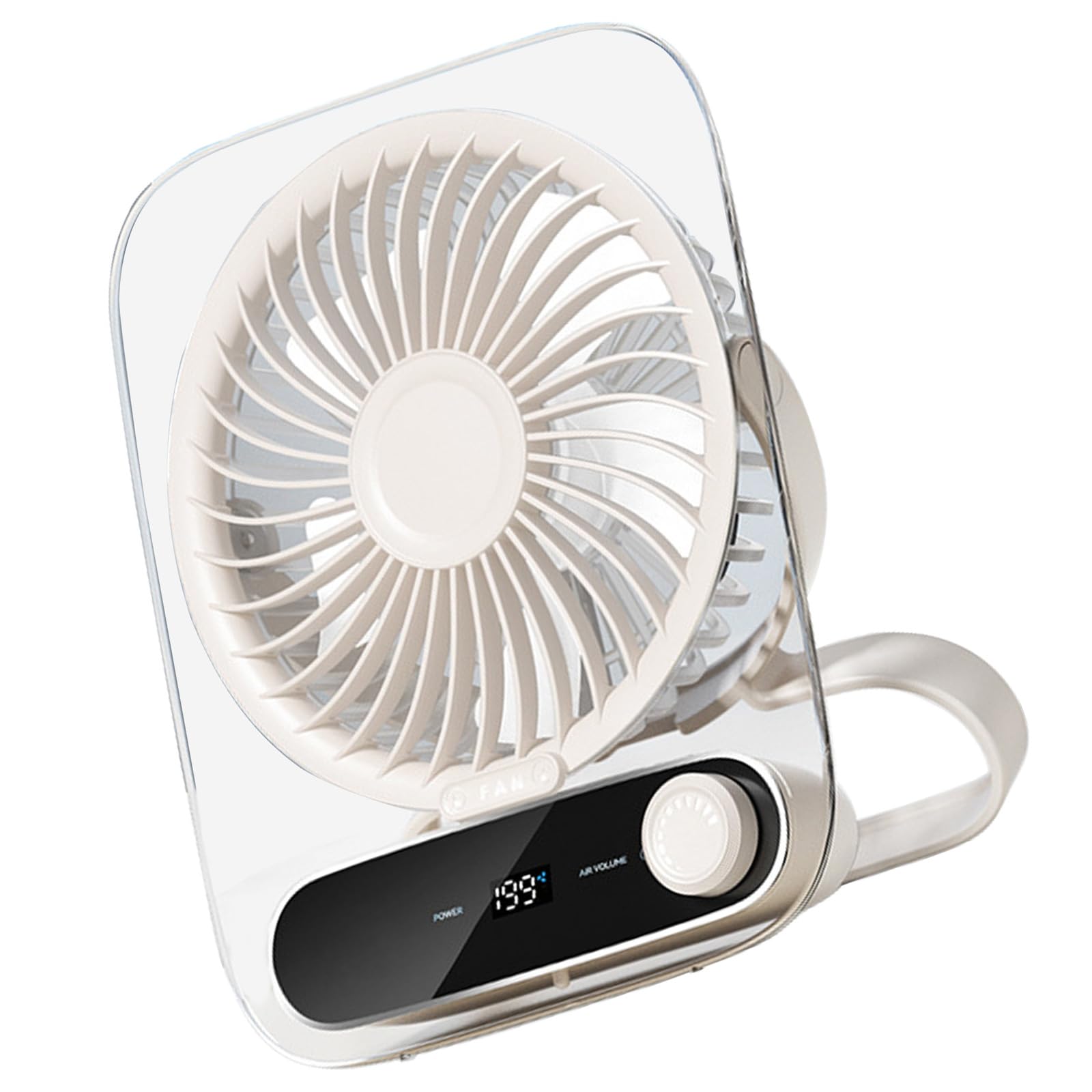 Tsynapter Multifuntional Small Fan Efficient Cooling Fan Adjustable Speed Texture Suitable for Travel Outdoor Use USB Small