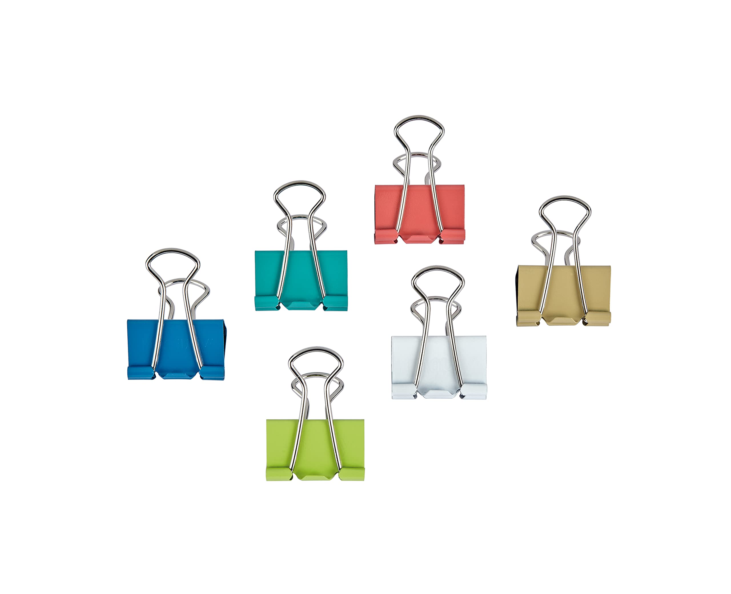 MAUL Original Mauly Clamp (Pack of 12) 25 mm, Assorted colours - modern