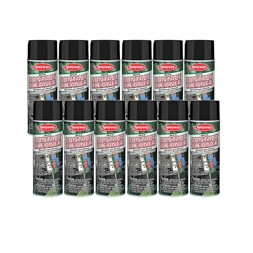 Sprayway Limpiador de contacto no inflamable; caja de 12 latas (16 onzas), 12 unidades