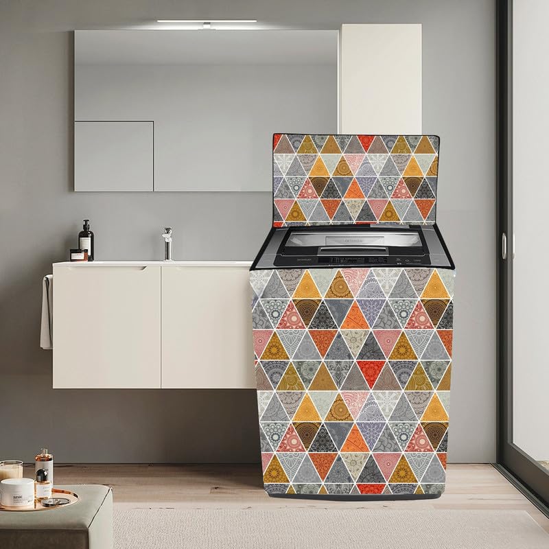 Image of Fully Automatic Top Load Washing Machine Cover Suitable For Samsung, Lg, Godrej, Whirlpool 6.5Kg, 7Kg, 7.5Kg, 8Kg, 9Kg, 10Kg, 11Kg ( 58Dx60Wx94H ), Waterproof Cover, Tarbuj.