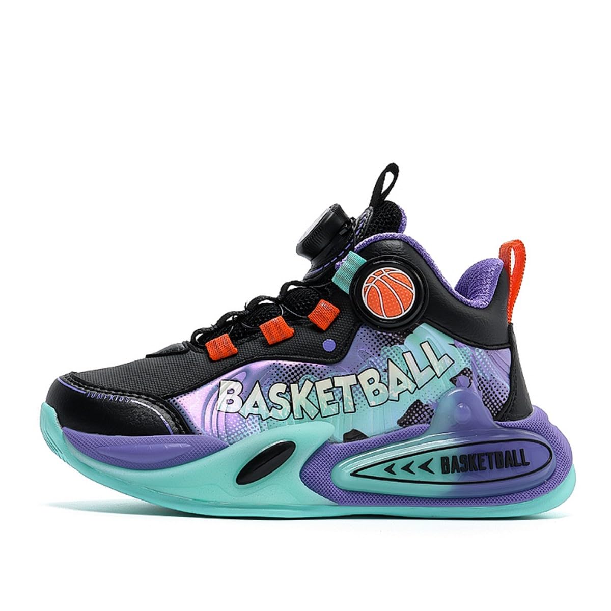 Chaussures de Basket pour Enfants Chaussures de Basket pour Filles Entraîneur de Basket Confortable Tennis Running Coach