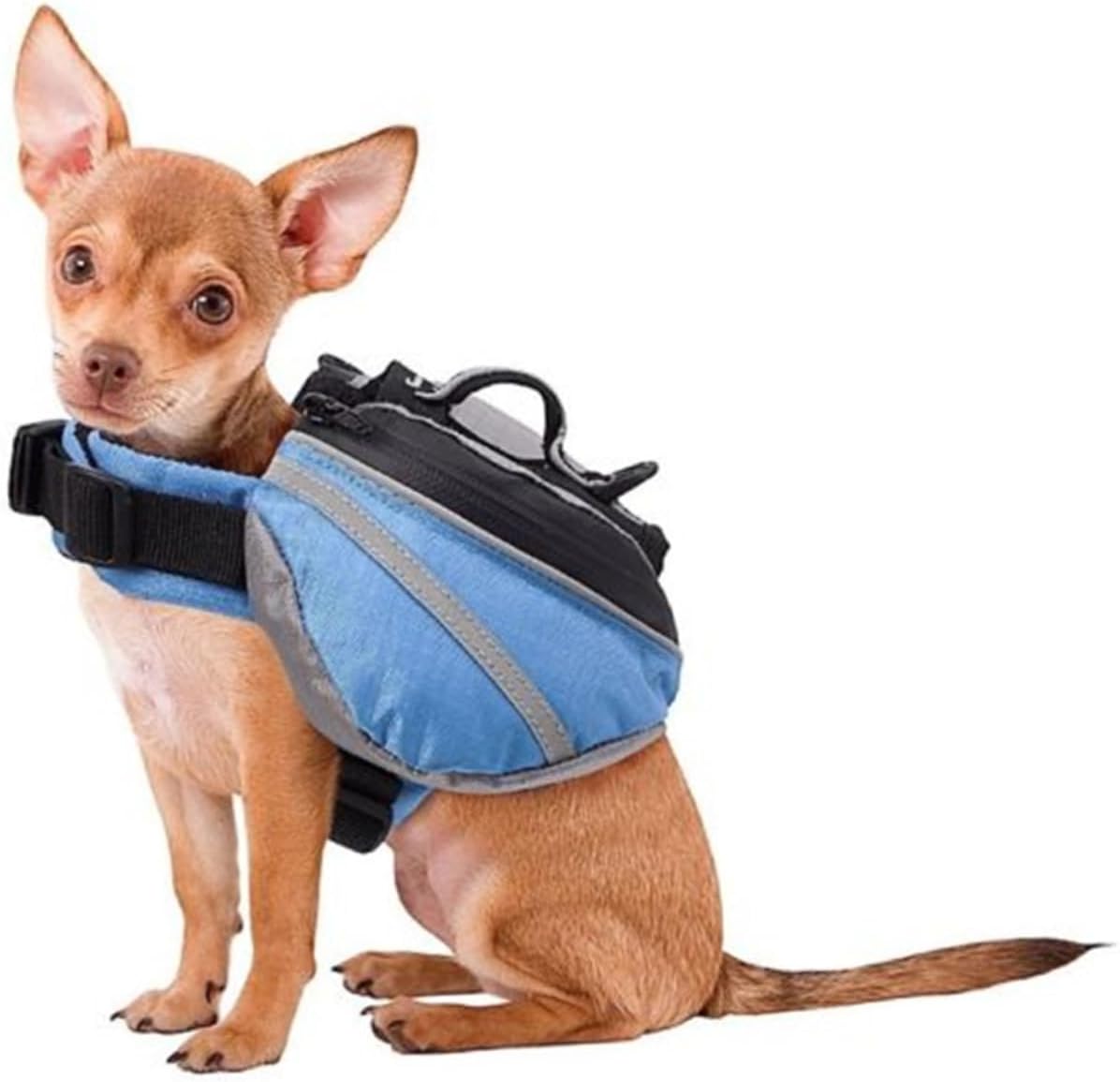 Yardwe Pet Dog Backpack Portable Dog Rucksack for Outdoor Travel Hiking Camping Breathable Hound Pack Side Pockets for Snacks Supplies s