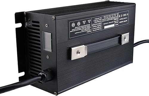 HYDTGZ Cargador de batería de 36 voltios y 30 amperios con enchufe cargador de batería de plomo-ácido adecuado para carretilla elevadora eléctrica,