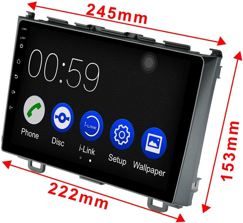 Flash Deals - 70% OFF DAYO Double Din Car Stereo Android Auto Carplay Radios for Honda CRV 2008 2009 2010 2011