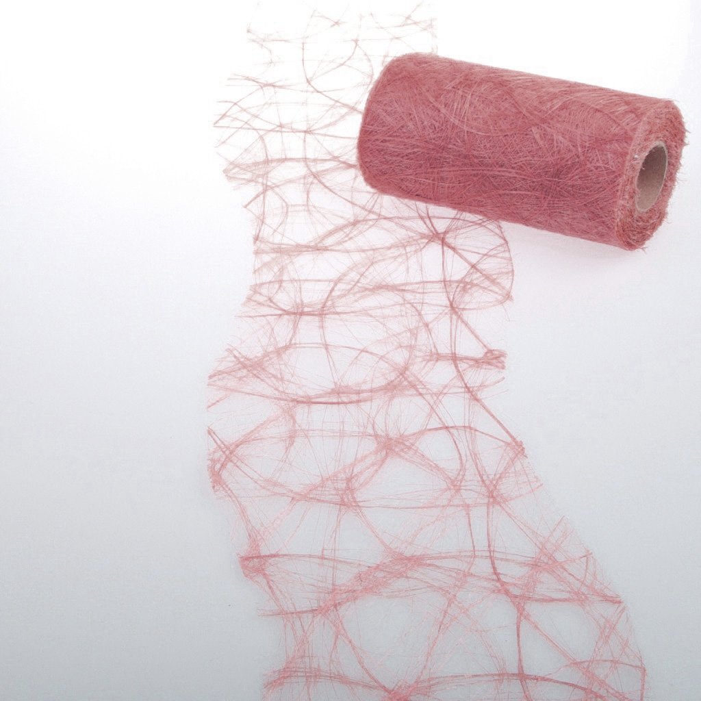 Deko AS GmbHSIZOWEB Table Runner Approximately 12.5 cm Roll 25 Metres Dusky Pink Scalloped Edge 64 W 044/R 125