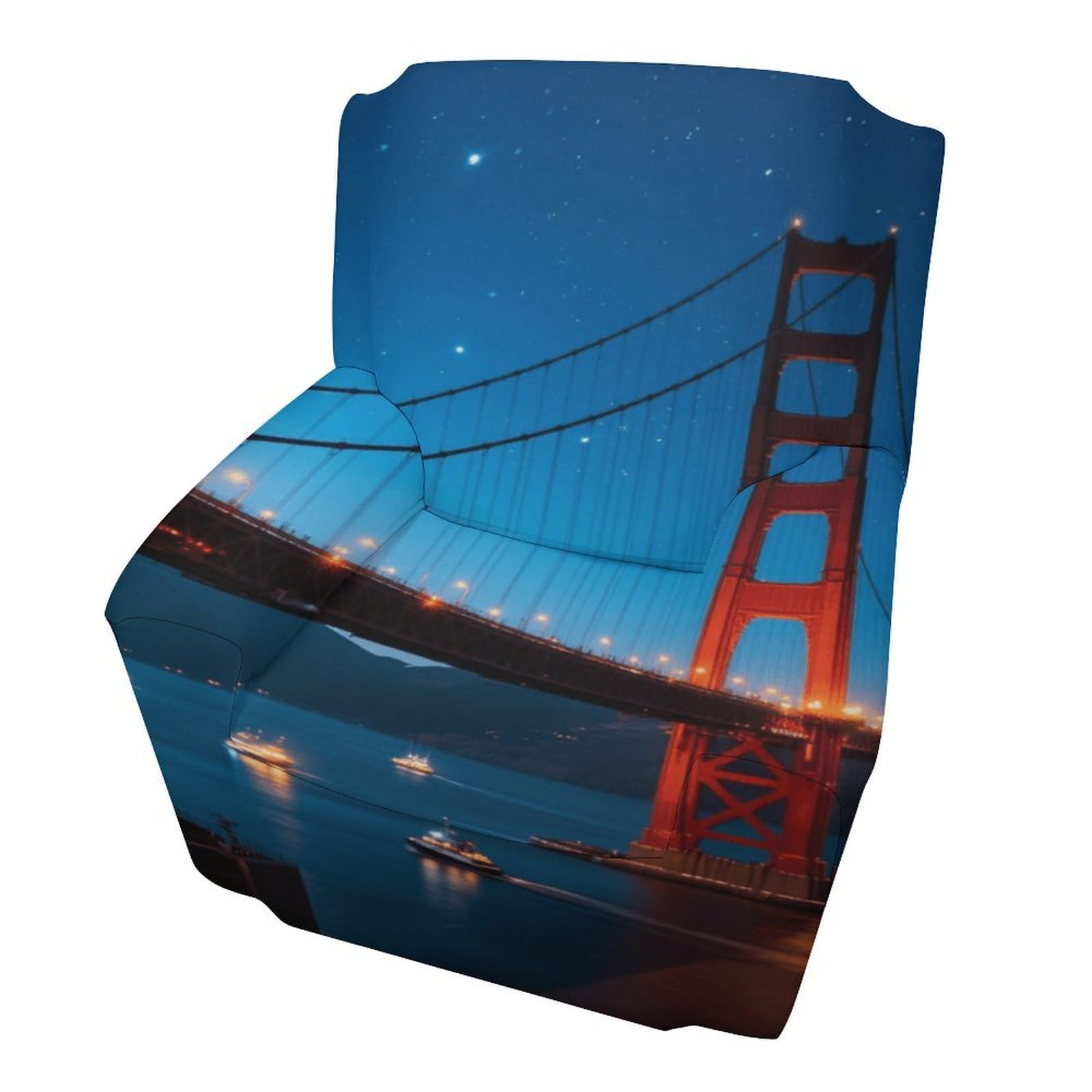 Fekiloot Style Golden Gate Bridge Couch Cover Sofa Cover Sofa Slipcover