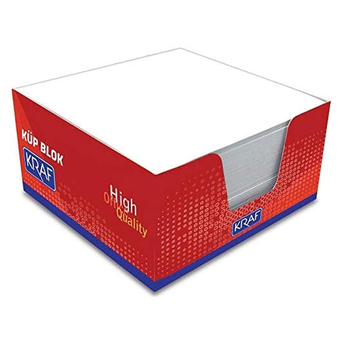 Kraf Küp Blok Ivory 9X9 Cm 116G (Göz Yormayan)
