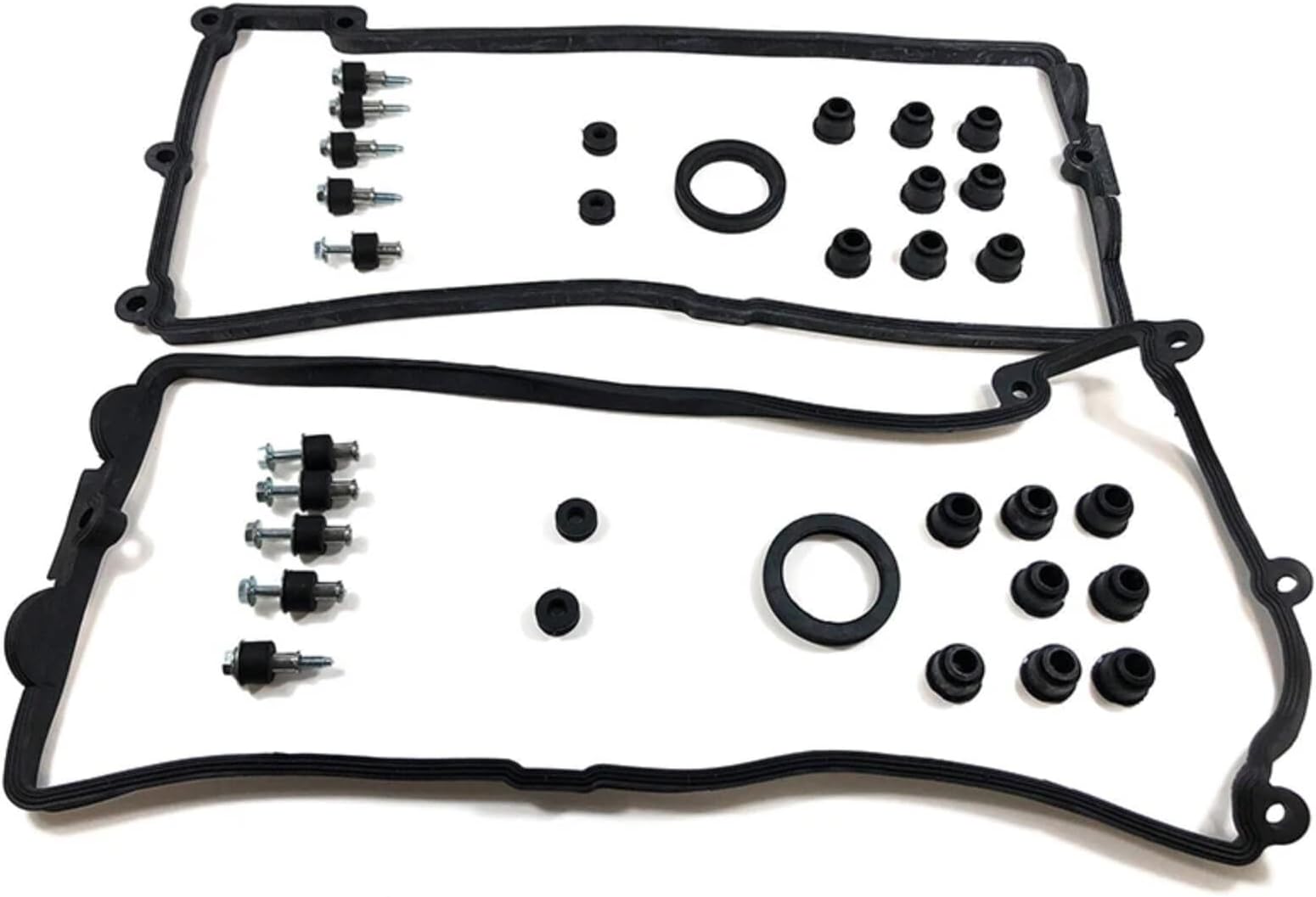 Head Cam Cover Gasket Compatible With For E60 E61 E65 E66 E53 E70 N62 OE：11127513194 11127513195 Left Right Valve Cover Gasket Valve Cover Gasket