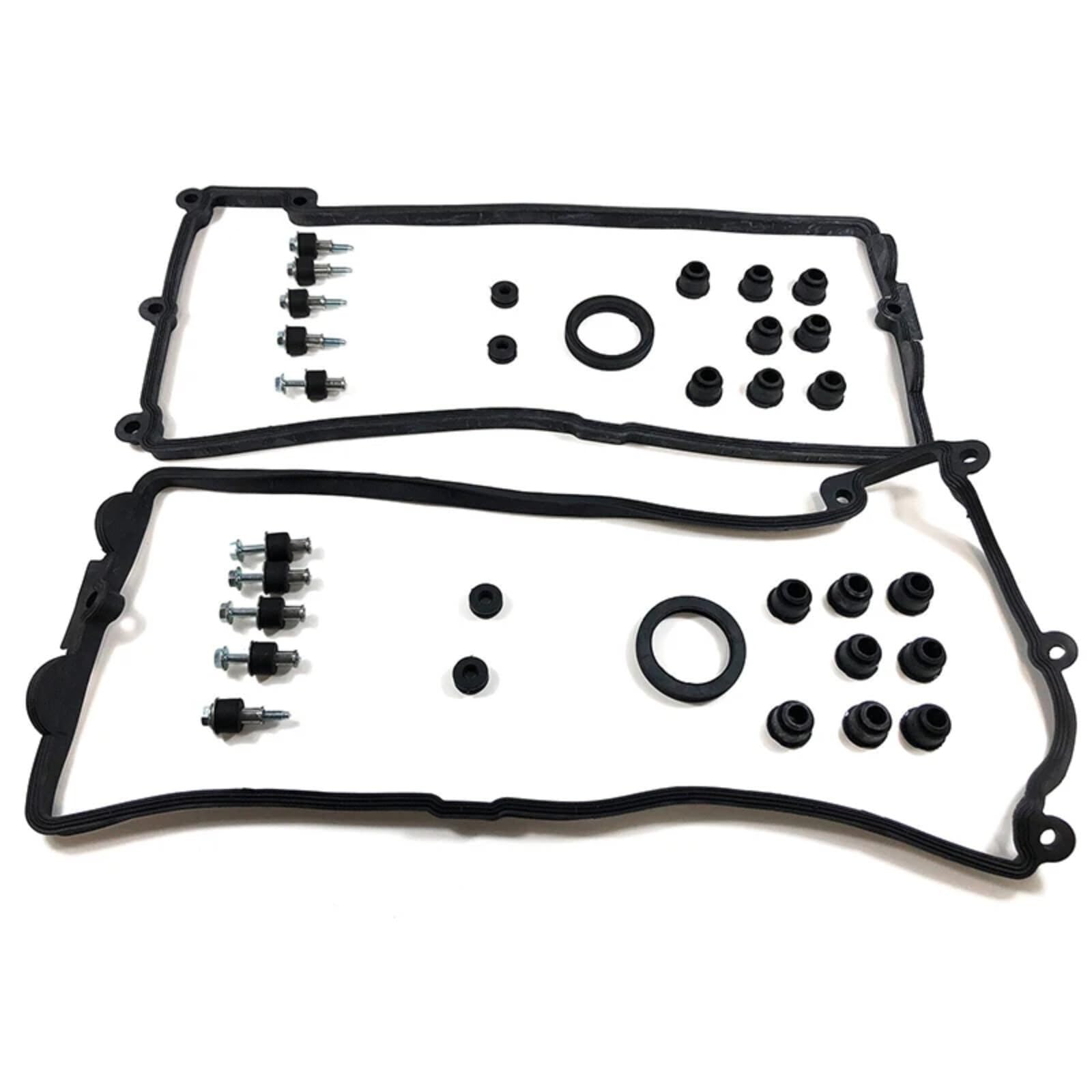 Head Cam Cover Gasket Compatible With For E60 E61 E65 E66 E53 E70 N62 OE：11127513194 11127513195 Left Right Valve Cover Gasket Valve Cover Gasket