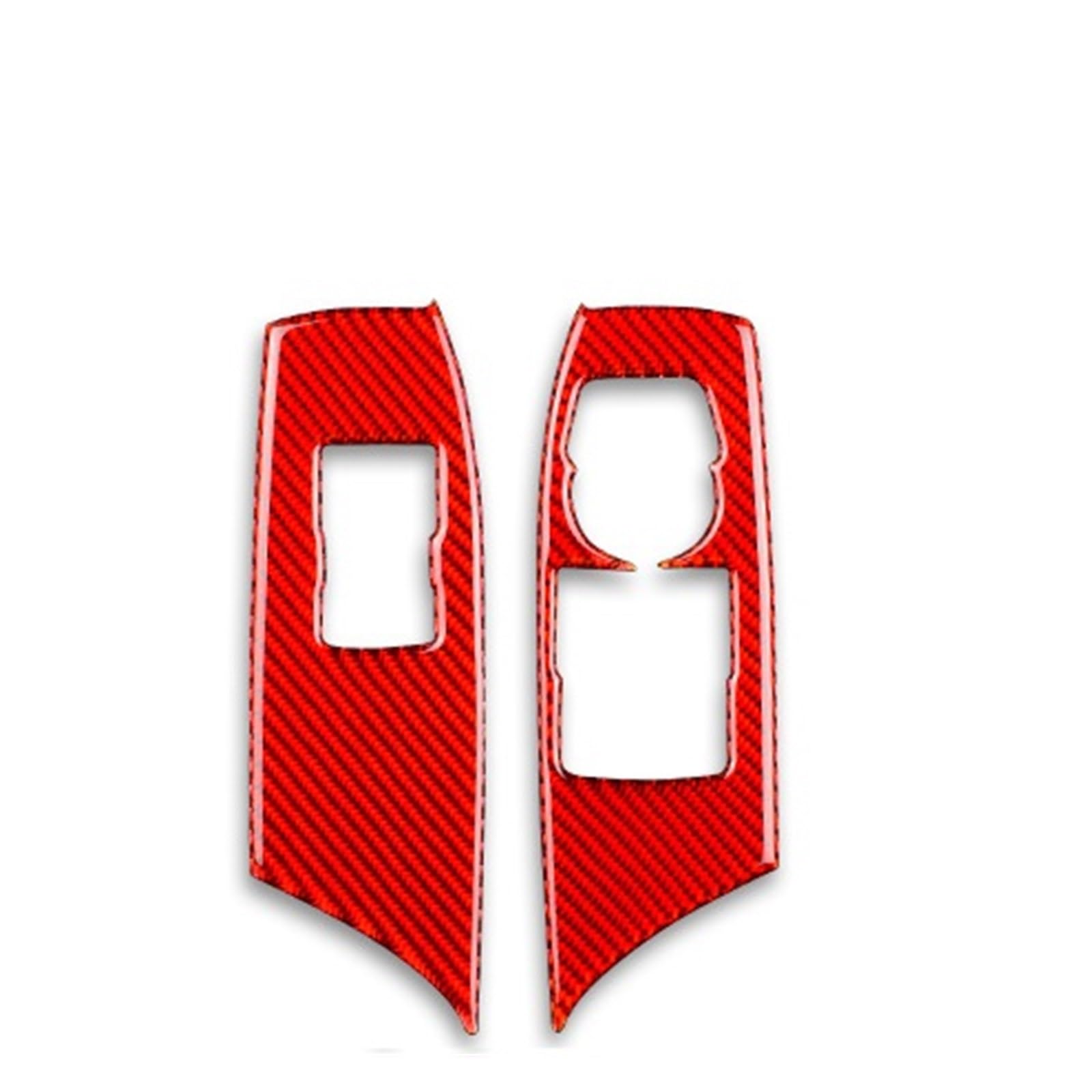 Car Trim Interior for Chevrolet for Camaro 2016-2019 Accessories Car Window Lift Switch Button Panel Cover Sticker Interior Mouldings(Red for RHD)