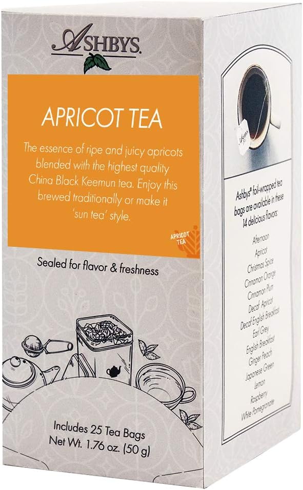 Ashbys Apricot Tea, 25 Bags