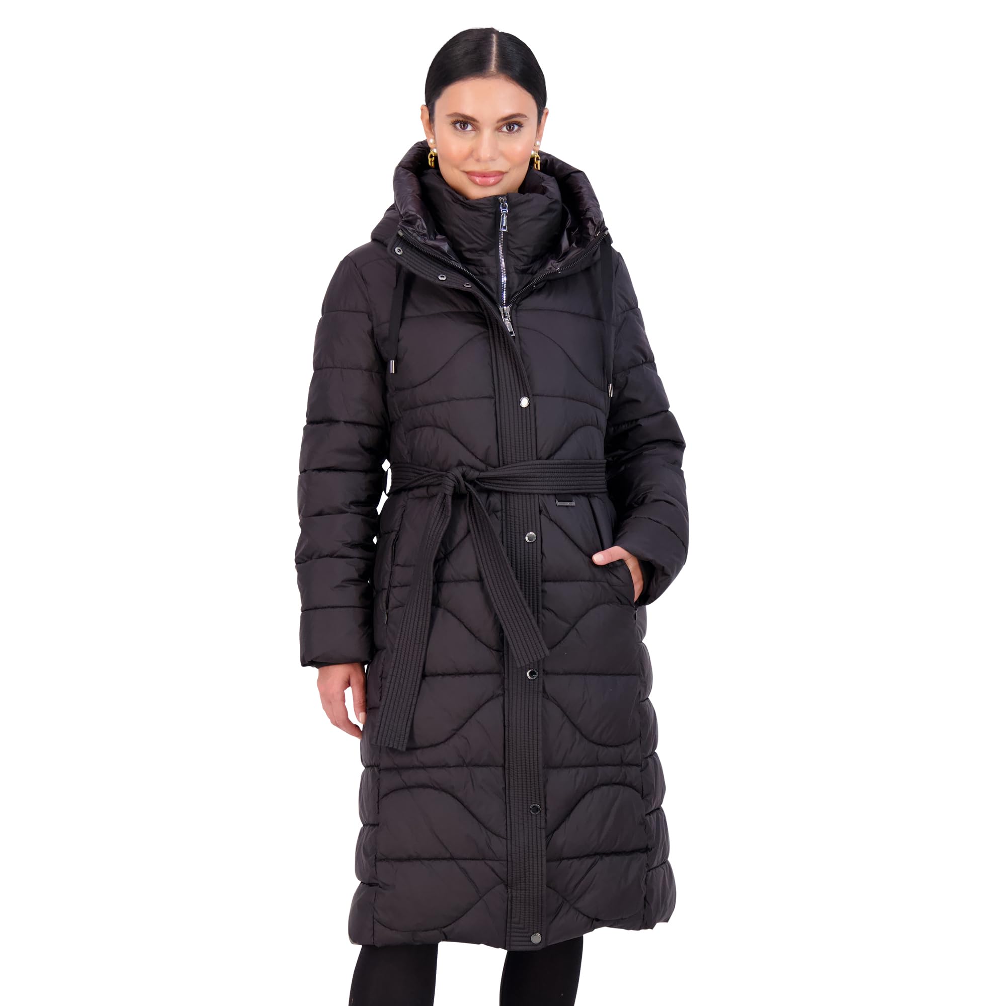 whowhat フーワット HOODED REVERSIBLE COAT The Skyline Reversible Hooded Jacket in Black – Frank And