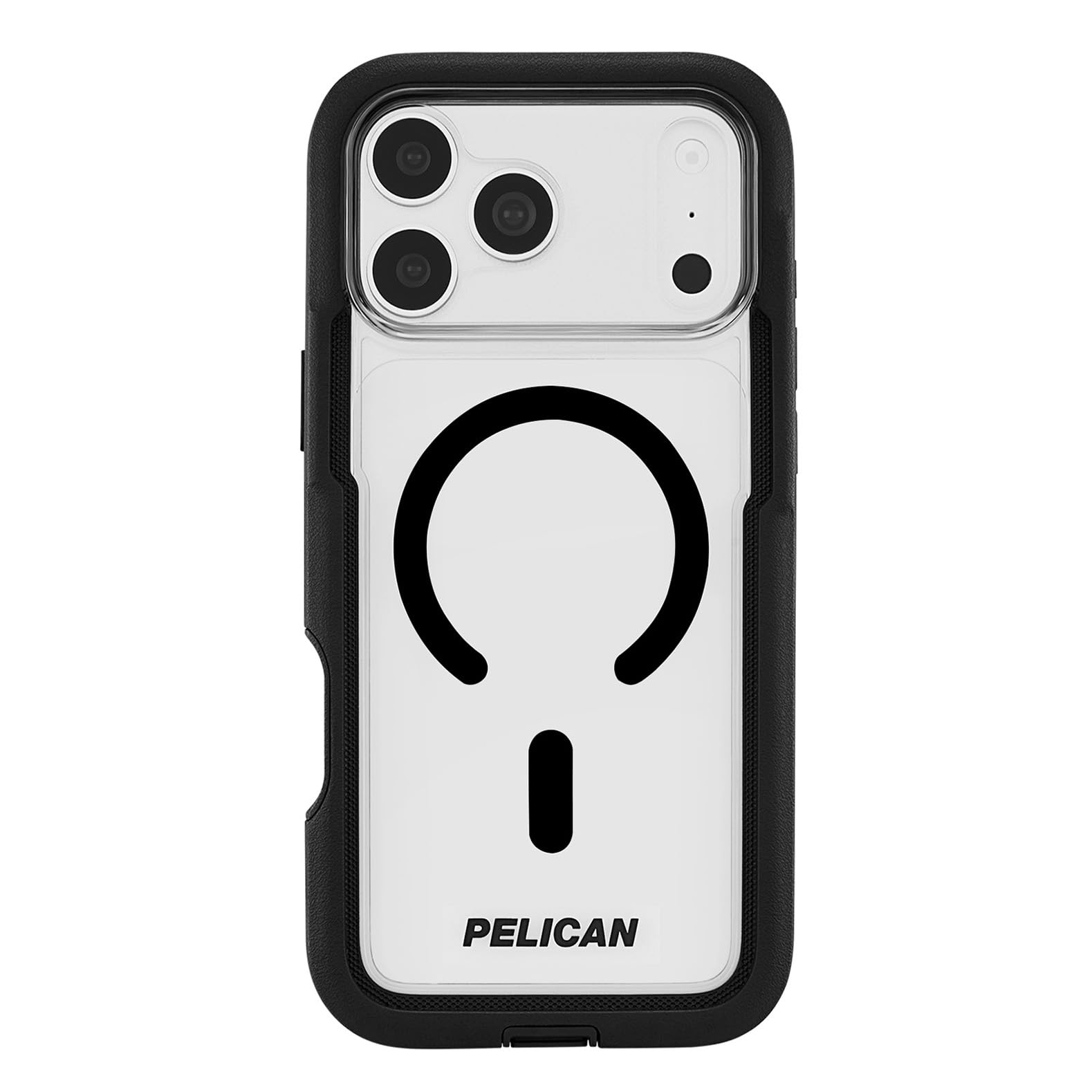 Pelican Voyager iPhone 18 Pro Max Case - MagSafe Phone Case - Black/Clear