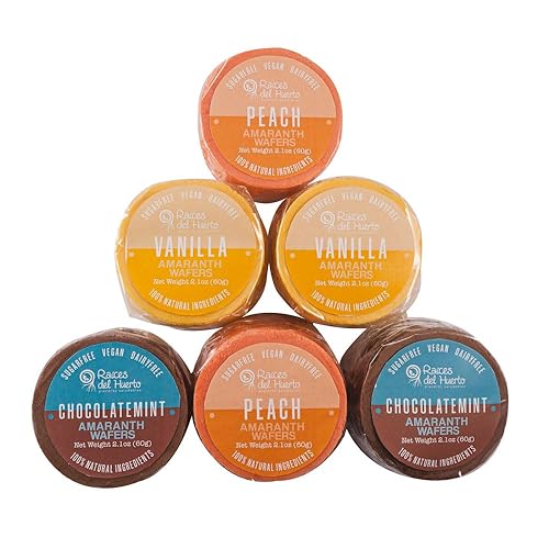 Raíces del Huerto. Amaranth Wafers Thins-Obleas – Low calorie Snack.