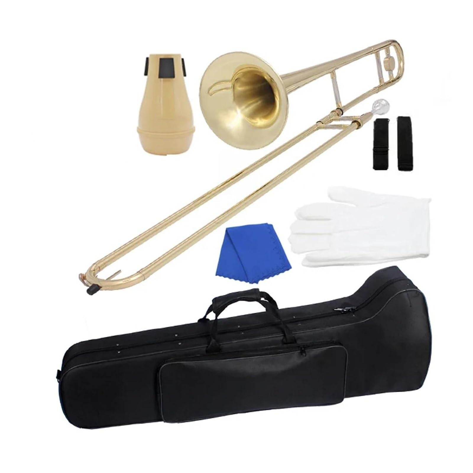 Puzon Zestaw instrumentów Bb Alto Trombone miedziowany dla początkujących