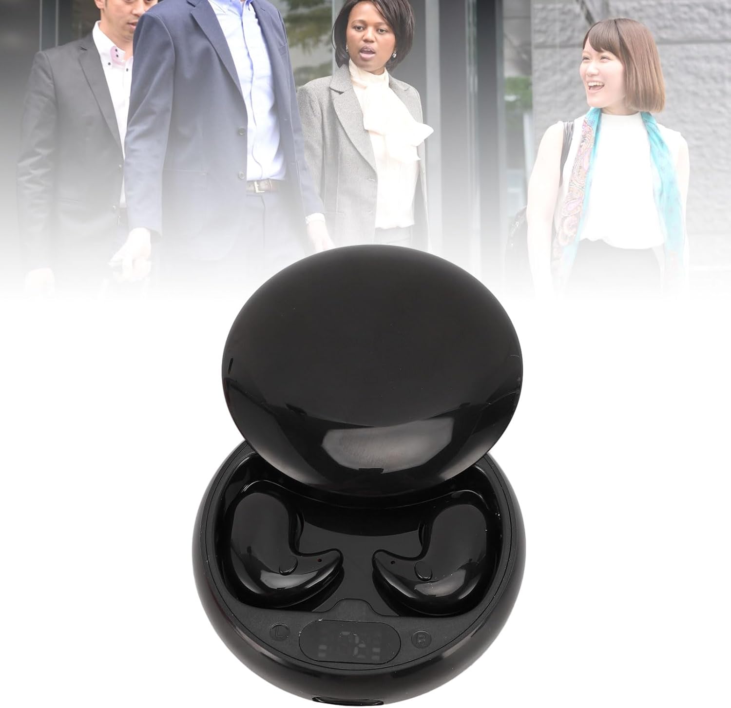 Voice Translation Headset Time Language Translator Earbuds with 144 Languages Supported Fast Response Time Under 0.5s BT Online Translator for Traveling Business