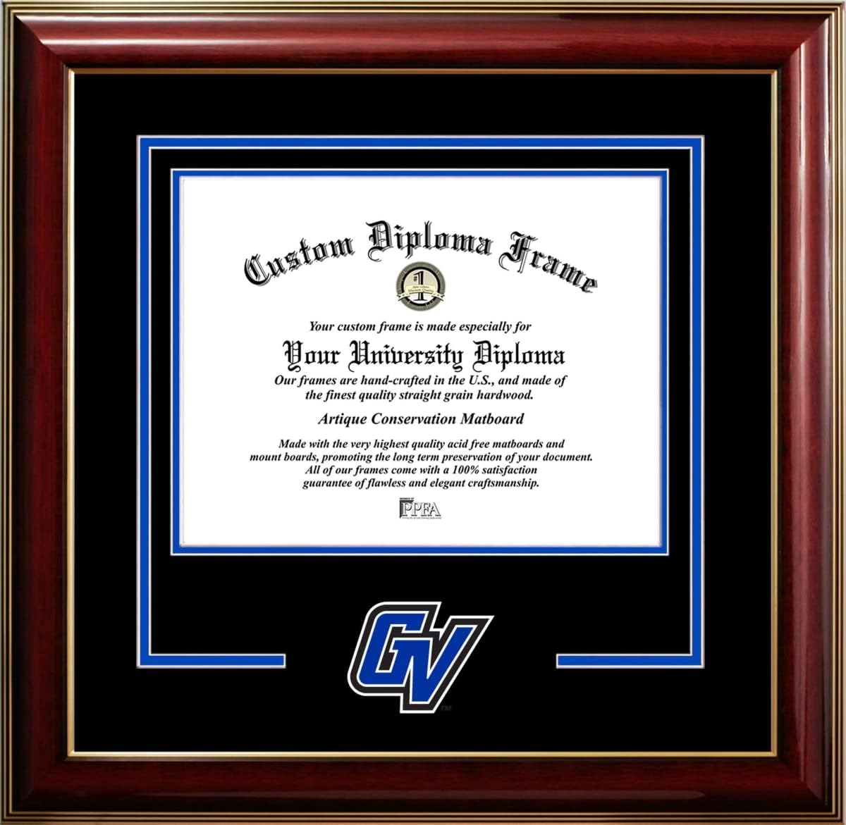 Campus Images Grand Valley State Lakers 10w x 8h Classic Spirit Logo Diploma Frame