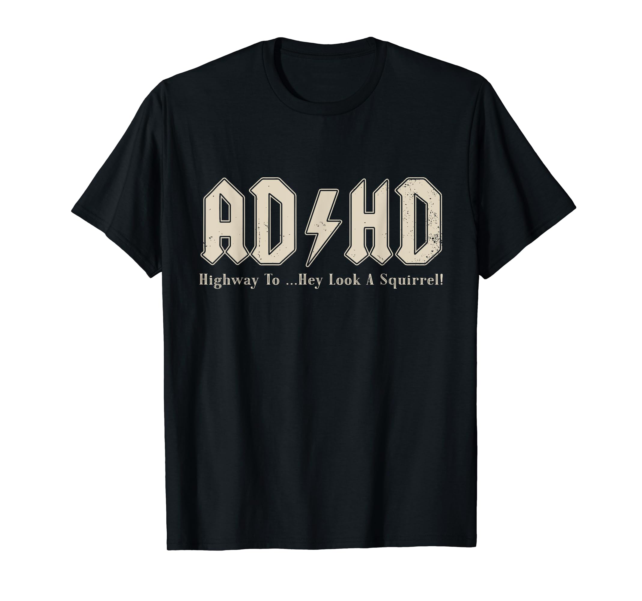 Valgory VintageADHD Highway To Hey Look A Squirrel Classic Squirrels Animal T-ShirtOEKO-TEX STANDARD 100