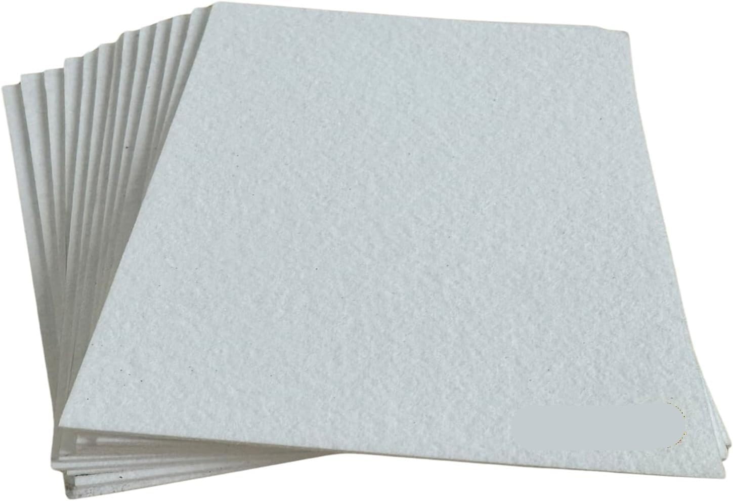 Guarnizione isolante in carta in fibra di ceramica ad alta temperatura per forni, stufe e fornaci, fodera resistente al calore fino a 2300 °C (0,2 x 28 x 30,5 cm, 15 pezzi)