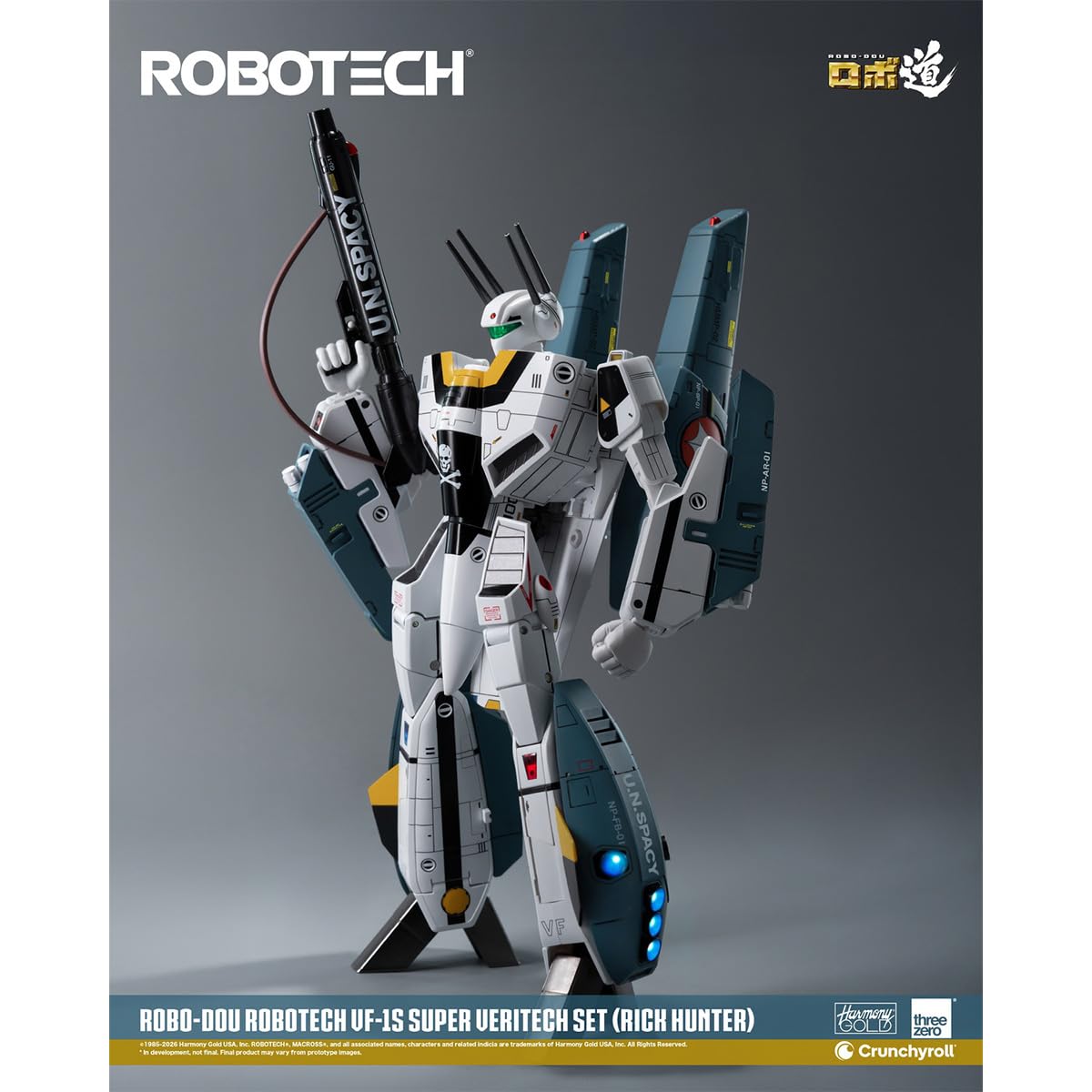 HIPLAY Threezero Robo-Dou Robotech Vf‐1s Super Veritech Set Rick Hunter 3Z03070W0 Zestaw Figurek Akcji