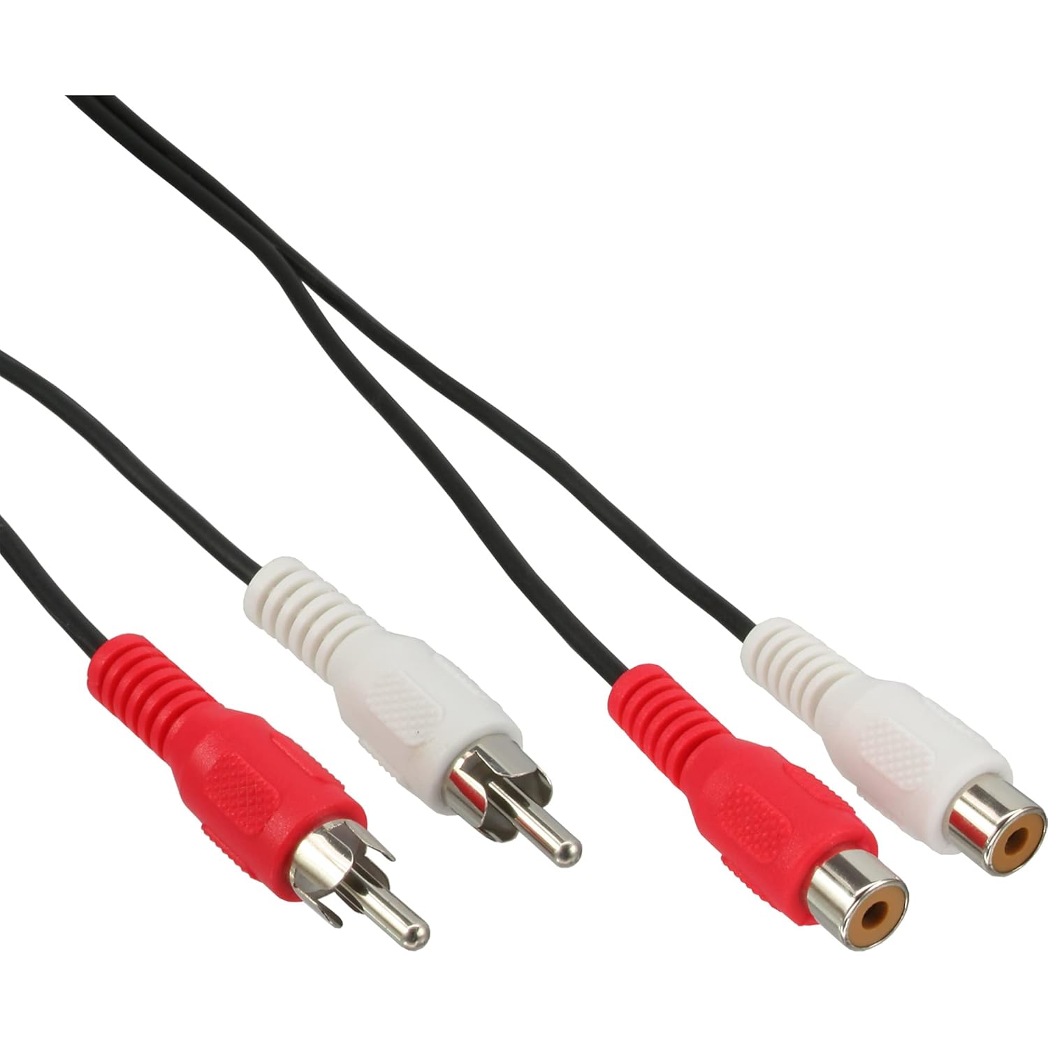 InLine 89935 RCA Extension 2x RCA Male / Female 5 m