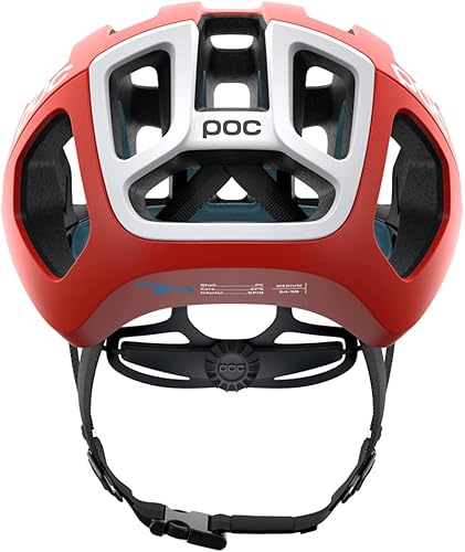 Miniatura 4 de POC, Ventral Air Spin Bike Casco para ciclismo de carretera, Prismane Rojo Mate, Pequeño