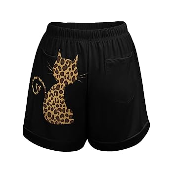 Amazon.co.jp: ショートパンツ レオパードプリント ヒョウ柄
