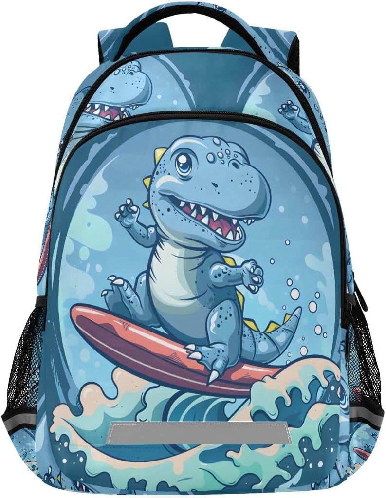 Horse Flowers Backpacks For Kids Fairytale Student Backpack Bookbag For Boys Girls Casual Bag