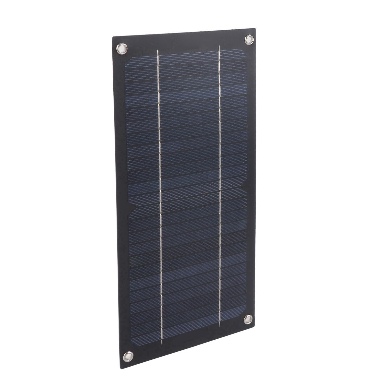 Zestaw Paneli Słonecznych o Mocy 600 W, Przenośna ładowarka do Paneli Słonecznych z Krzemu Monokrystalicznego z Kontrolerem ładowania 100 A, do Pojazdów Kempingowych na świeżym