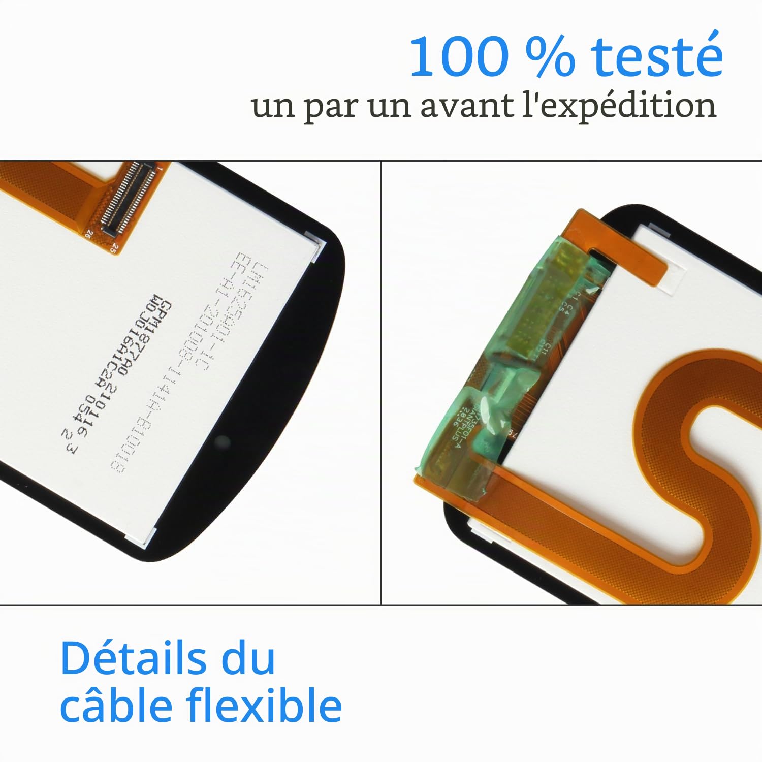 LADYSON Original 3.5" pouces LM1625A01-1C Écran LCD Complet pour Garmin Edge 1030 Plus Vélo Affichage Écran Tactile Digitizer Réparation avec Outils Gratuits