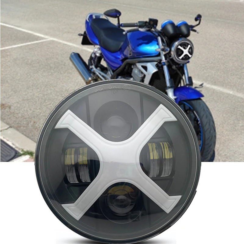 ヘッドライトバイクマスク 7インチ バイクに適合するヘッドライト LED キングに適合するツーリングに適合するウルトラに適合するクラ