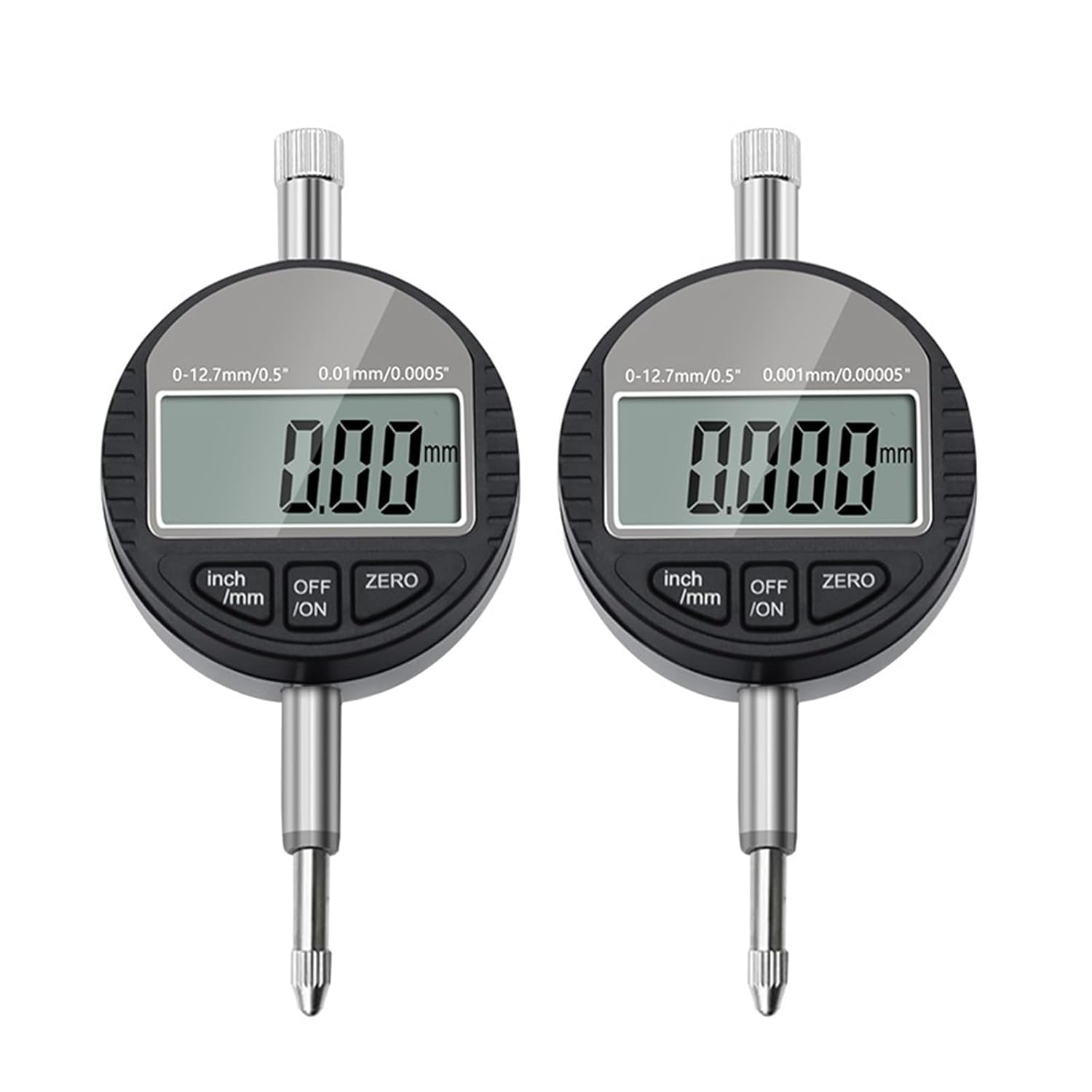 0.01mm/0.001 Digital Display Micrometer Digital Micrometer Hour Type Micrometer Precision Comparator Measuring Instrument(0.001mm)