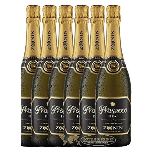Zonin Spumante Brut Prosecco Italien 6 x 0,7 Liter