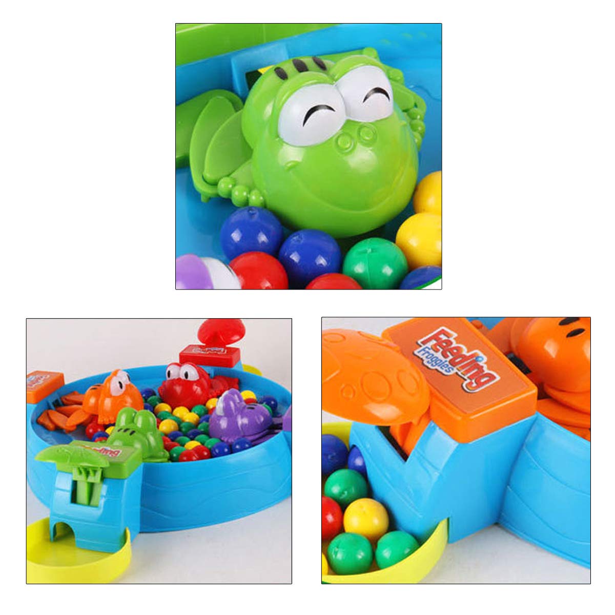 Jeu Grenouille Gourmande Manger des Haricots, Jeux De Société Interactifs Éducatifs Parent-Enfant Drôles, Entraînement De Motricité Fine, Réflexes